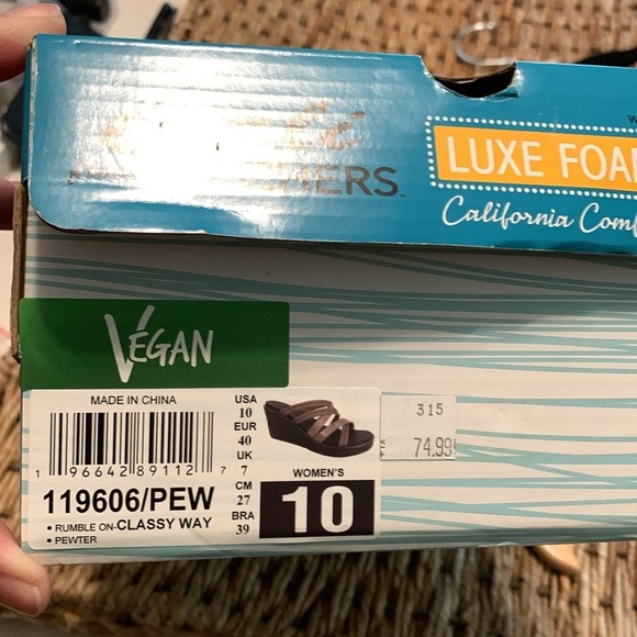 NWT Skechers Wedges 10 - Picture 8 of 8